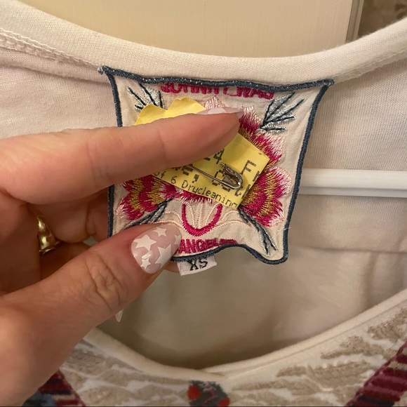 Johnny Was Cotton tunic/ LS tee XXS - Picture 3 of 4